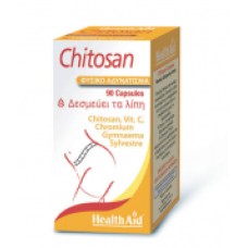 Health Aid Chitosan 90caps Συμπλήρωμα διατροφής που δεσμεύει το λίπος 90caps