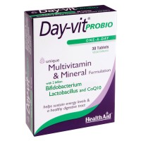 Health Aid Day-vit Probio Βιταμίνες, μέταλλα, προβιοτικά & συνένζυμο Q10 30tbs