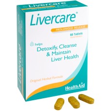 Health Aid Livercare Φυσική αποτοξίνωση & καθαρισμός συκωτιού 60tbs