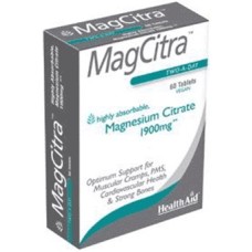 Health Aid Mag Citra Magnesium Citrate 1900mg 60tb