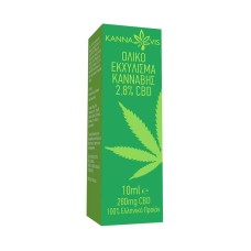 Kannavis Ολικό εκχύλισμα κάνναβης 2.8% CBD 280mg 10ml