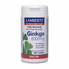 Lamberts Ginkgo 6000mg 180tabs