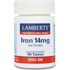 Lamberts Iron 14mg 100tbs