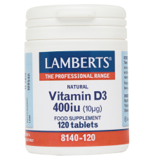 Lamberts Vitamin D3 400IU 10μg 120tbs