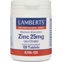 Lamberts Zinc 25mg 120tbs