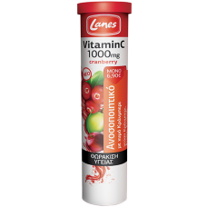 Lanes Βιταμίνη C 1000mg σε συνδυασμό με Cranberry 20eff.tb
