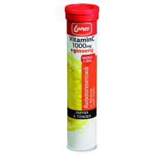 Lanes Αναβράζουσα βιταμίνη C 1000mg με Ginseng 20 eff tbs