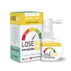 Losebig Συμπλήρωμα για Αδυνάτισμα με Βερβερίνη Spray Σοκολάτα Μπανάνα 30ml