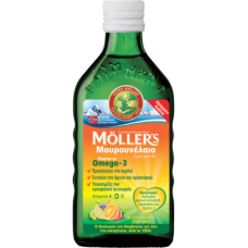 Mollers Μουρουνέλαιο υγρό για ενήλικες και παιδιά γεύση tutti frutti 250ml