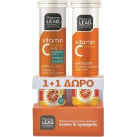 Pharmalead Vitamin C Plus Πορτοκάλι 1500mg 20 αναβράζοντα δισκία & Vitamin C 1000mg 20 αναβράζοντα δισκία