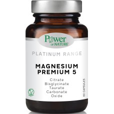 Power Of Nature Magnesium Premium 5 60caps