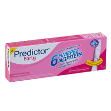 Predictor early Τεστ εγκυμoσύνης για αποτέλεσμα έως και 6 ημέρες νωρίτερα