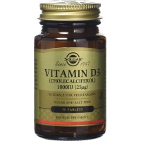 Solgar Vitamin D3 (Cholecalciferol) (25μg) 1000iu 90 ταμπλέτες