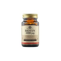 Solgar Biotin Βιταμίνη για τα Μαλλιά, τo Δέρμα & τα Νύχια 1000mcg 50caps