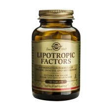 Solgar Lipotropic factors Συμπλήρωμα διατροφής για αδυνάτισμα 50tb
