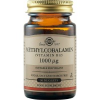Solgar Methylcobalamin Vitamin B12 1000μg 30 υπογλώσσια δισκία