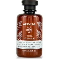 Apivita Pure Jasmine Αφρόλουτρο με Αιθέριο Ελαιο Γιασεμιού 250ml