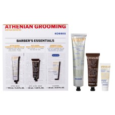 Korres Athenian Grooming Balm 125ml, Face & Eye Cream 50ml & Cleansing Gel 20ml
