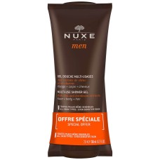Nuxe Men Πολυχρηστικό Αφρόλουτρο για Σώμα Μαλλιά & Πρόσωπο 2x200ml