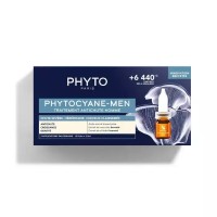 Phyto Phytocyane Traitement Anti-Chute Αμπούλες Μαλλιών κατά της Τριχόπτωσης για Άνδρες 12x5ml