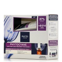Phyto Phytocyane Θεραπεία Κατά της Γυναικείας Προοδευτικής Τριχόπτωσης 12ampx5ml & Shampoo 100ml