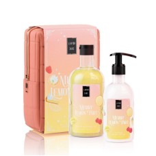 Lavish Merry Lemon Tart Shower Gel 500ml & Glitter Body Lotion 300ml