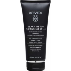 Apivita Μαύρο Gel Καθαρισμού Πρόσωπο & Μάτια 150ml