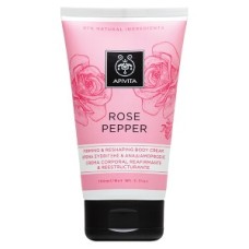 Apivita Rose pepper Κρέμα σύσφιξης και αναδιαμόρφωσης σώματος 150ml