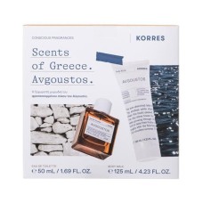 Korres Avgoustos Eau De Toilette 50ml & Shower Gel 250ml