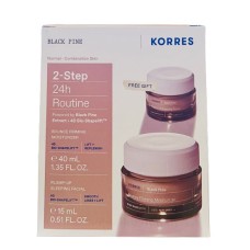 Korres Black Pine 4D Normal Combination 40ml & Night Cream 15ml