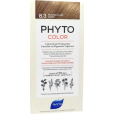Phyto Phytocolor Μόνιμη Βαφή Μαλλιών 8.3 Ξανθό Ανοιχτό Χρυσό