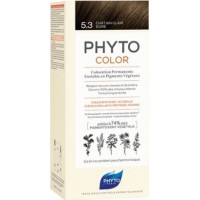 Phyto Phytocolor Μόνιμη Βαφή Μαλλιών 5.3 Καστανό Ανοιχτό Χρυσό