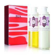 REN Moroccan Rose Otto Giftset Σετ δώρου αφρόλουτρο-γαλάκτωμα σώματος