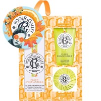 Roger & Gallet Fleur D'Osmanthus Eau Parfumee Bienfaisante 100ml, Gel Douche 50ml & Soap 50g